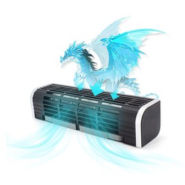 Gatuida Portable Laptop Cooler Fan Powered Notebook Cooler Desktop Cooling Fan Holder