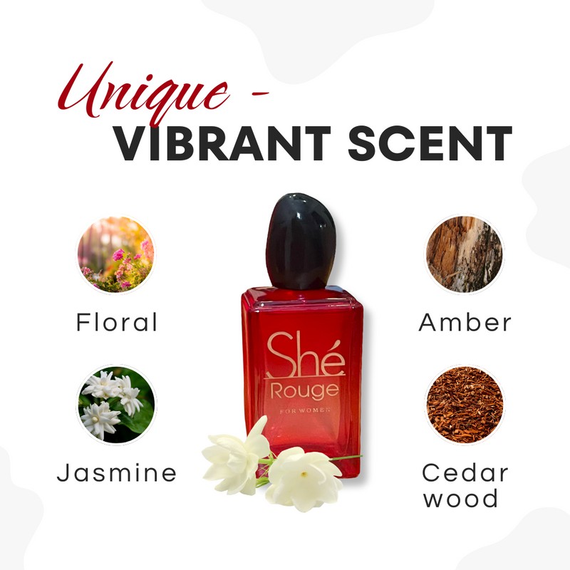 SHE She Rouge for Women 3.4 fl oz Eau de