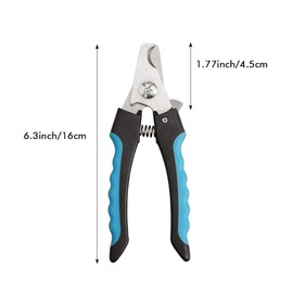 Nail Scissors for Dogs and Cats, Dog Claw Cutter with Nail File, Stainless Steel Claw Pliers, Cat Nail Scissors, Dog Claw Cutter, Claw Care Cutter for Pets, Nail Clippers, Large