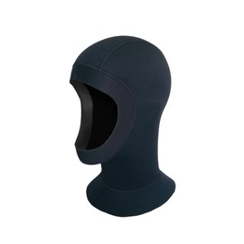 MORGEN SKY 1308 Diving Hood, 0.1 inch (3 mm) / 0.2 inch (5 mm) Neoprene Hood, Wet Suit, Bare Diving, Surfing, Fishing, Swim Cap, Thermal, Snorkeling, Surf Hood, 0.2 inch (5 mm) Shoulder Strap, L)