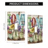 Farmhouse Flower Butterfly Home Light Switch Cover Plates Decorative Single