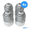 EAZY CASE 4 x Lamp Socket Adapter Converter for E27