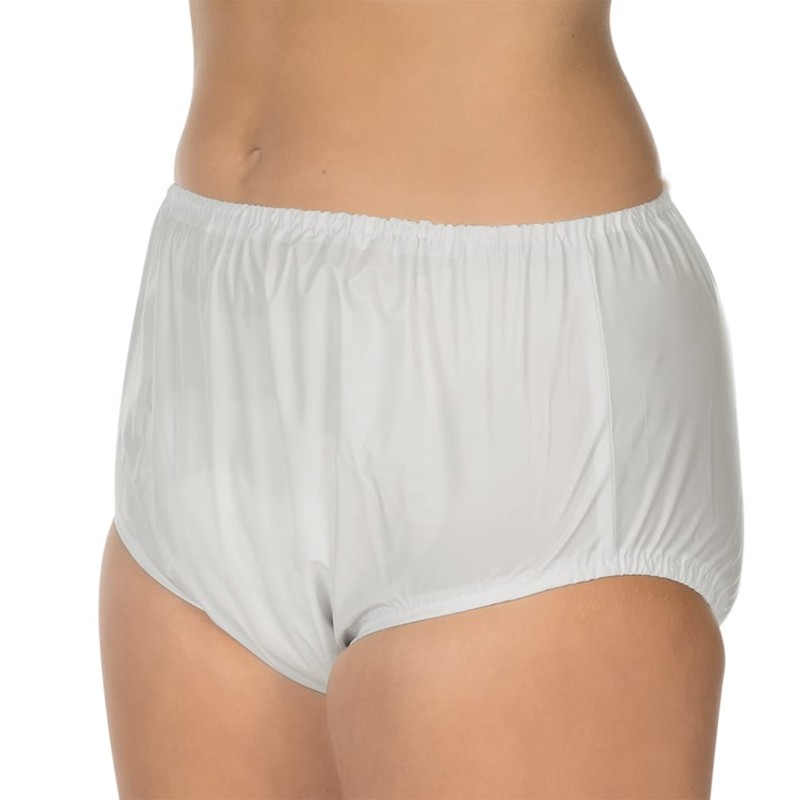 Suprima PVC Incontinence Briefs in White 56