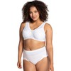 Ulla Popken Ladies’ Relief Bra, Non-Wired, Rhinestone Pendant, C–G Cup