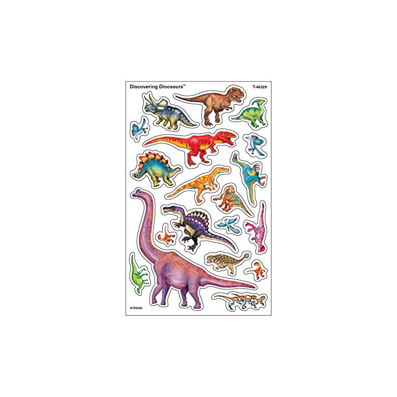 Trend Discovering Dinosaurs Large superShapes Stickers, Classroom Incentives, 152 Count