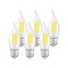 Luminus 4.5W LED 500 Lumens B10 E26 Dimmable Filament FL