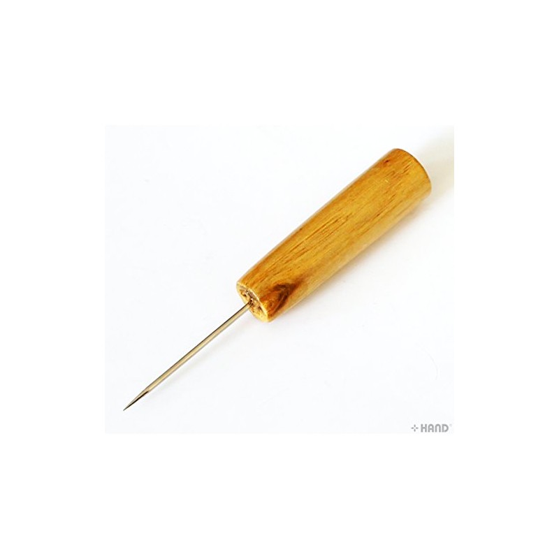 Medium Duty Easy to Hold Wooden Handle Clickers Awl 12.5cm/5"-