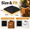 2-Pack Solar Post Cap Lights for 3.5 & 4-Inch Square