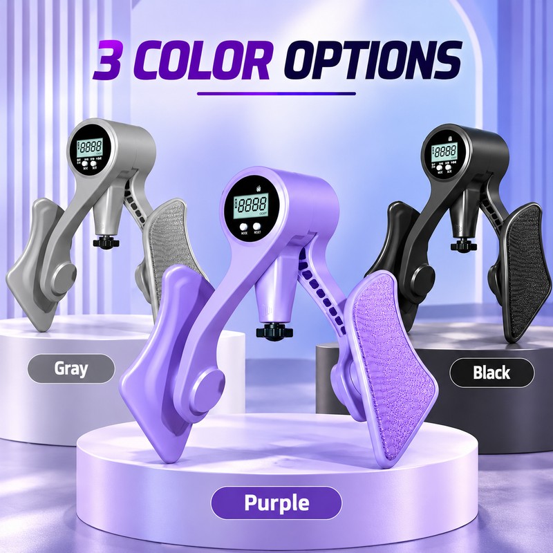 Digital Inner Thigh Exerciser for Home Workouts – Adjustable Resistance