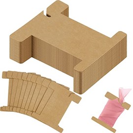 100 Pcs Ribbon Storage Organizer Set Cardboard Ribbon Spools Embroidery Floss Ribbon Holder Ribbon Organizer Embroidery Thread Holder Empty Cardboard Yarn Bobbin for Cross Stitch Craft DIY Sewing