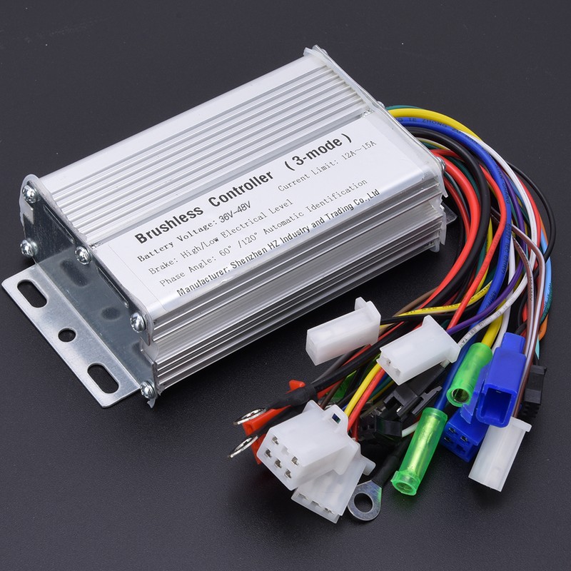 350W Electric Bicycle Brushless Speed Motor Controller for Electric Scooter36V-48V