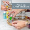Cornucopia Brands Mini Clear Plastic Paint Cans (6-Pack), Little 3in