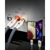 3.5mm to 2RCA Audio Cable Aux to RCA Headphone Male