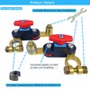 Battery Disconnect Switch 12V Heavy Duty, Adjustable Rotating Battery Cut