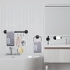 NearMoon 4 Pieces Industrial Pipe Bathroom Hardware Set, Include 18
