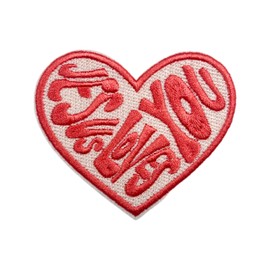 Jesus Loves You Patch-3 Inches Iron On/Sew On Embroidered Applique Patch, Faith Embroidery Patches for Clothes Backpacks Hats, Christian Embroidered Patch, Funny Christian DIY Accessories