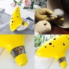 12-hole Alto C Ocarina Portable Musical Instrument with Protective Bag