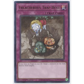 YU-GI-OH! Treacherous Trap Hole - MAZE-EN066 - Rare - 1st Edition
