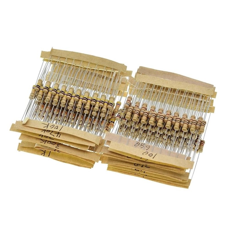 PENGLIN 300 Pcs Carbon Film Resistor Set Carbon Resistor 1/2W