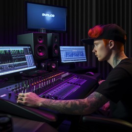 2 Pack Acoustic Foam Panels, 48 x 24 x 2" Sound Proof Foam High Density Studio Wedge Tiles Fire Resistant Acoustic Panels for Home Office, Recording Room, Studio (Black, Black 2 Pack)