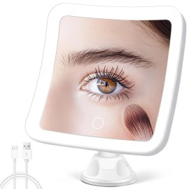 Fabuday 30X Lighted Magnifying Mirror - Upgraded Rechargeable Makeup Mirror with Ligh.