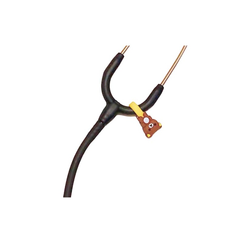 Stethoscope Charms Clip - Brown Bear - Medical Gift