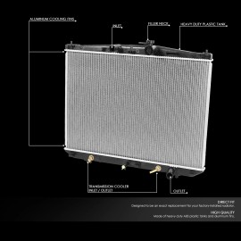 DPT Motorsports Fit 14-18 Toyota Highlander OE Style Aluminum Replacement Radiator DPI 13449