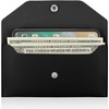 1 Pc Black Classic Cash Envelopes Bag, Money Bag Pouch