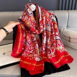 YMXHHB Silk Scarf 100% Mulberry Silk Fashion Scarves Long Lightweight Shawl Wrap