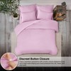 LYMA Bedding Duvet Cover Set Double Plain, OEKO-TEX Certified, Ultra