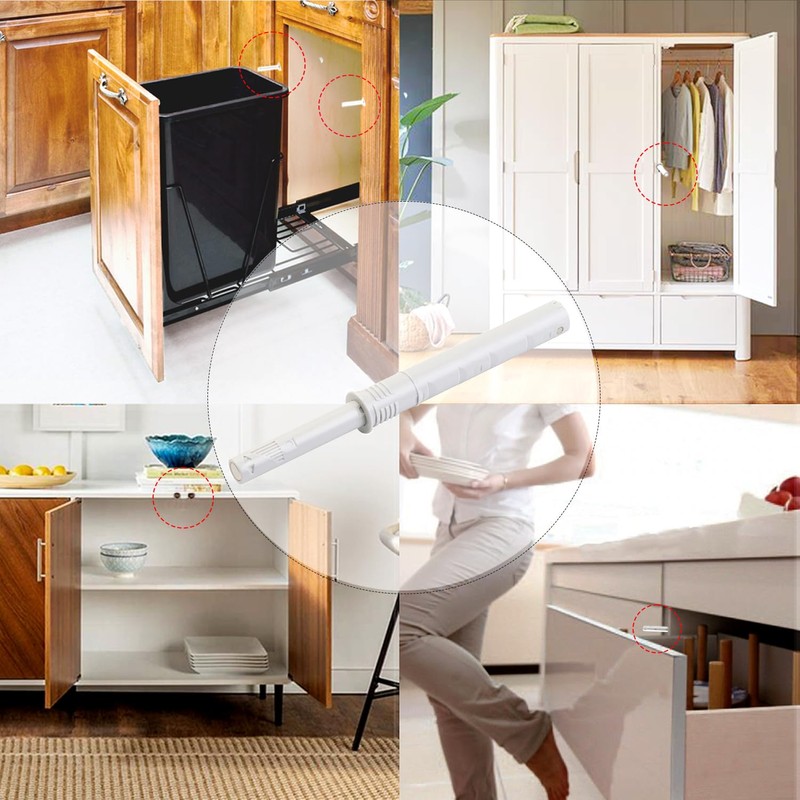 Push to Open Cabinet Hardware Short CBRIVE 10 Pack Push
