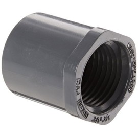 Spears 838-C Series CPVC Pipe Fitting, Bushing, Schedule 80, 3/4" Spigot x 1/2" NPT Female