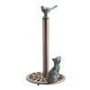 Cat and Bird Paper Towel Holder