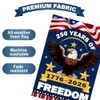 250th Anniversary USA Garden Flag with Eagle Design