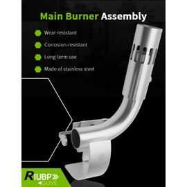 Main Burner Assembly Fit for Dometic Atwood LP Gas 6 Gallon Water Heater Replace 91638 Gear Shaft Bearing Set