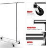 Simple Trending Standard Rod Clothing Garment Rack, Rolling Clothes Organizer