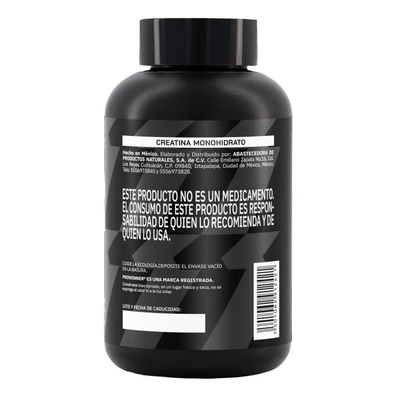Suplemento Creatina Monohidrato 100 (150 Cps) Prowinner Natural