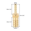 sourcing map Straight Brass Barb Fitting Reducer, Fit Hose ID