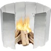 Stove Windshield Foldable Camping Shield - Camp Stove Windscreen for