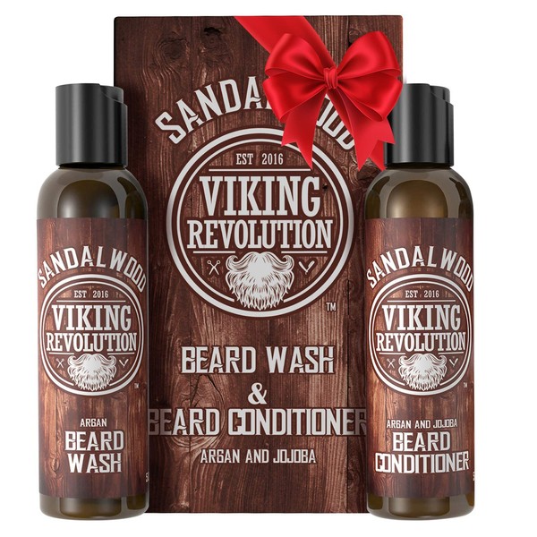 Viking Revolution Viking Revolution Beard Wash & Beard Conditioner Set