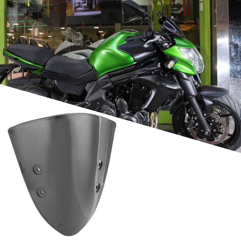 Motorcycle Windscreen Windshield Flyscreen Fit for Kawasaki ER-6N ER6N 2012-2014