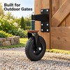 8 Inch Spring Loaded Heavy Duty Gate Wheel, 600 lb