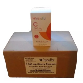 Frunutta Vitamin C - Cherry 500 MG Case of 12 bottles of  $239 value