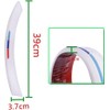 WARKLMA 2pcs Anti-Collision Patch Bumper Guard Strip Anti-Scratch Bumper Protector
