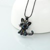 QGJNSGC Crystals Cat Cremation Jewellery Urn Necklace for Ashes for