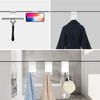 Kegii Towel Hooks No Drilling - Shower Hooks for Shower