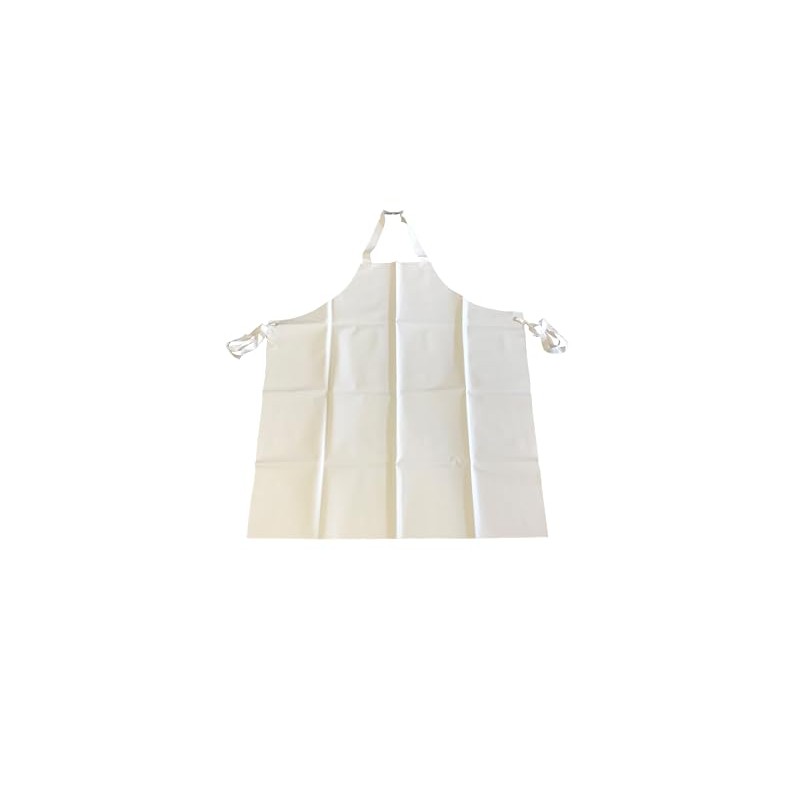 Aprotex Professional Rubber Apron 120 cm, Butcher, Ledolin, Dagelin, White,