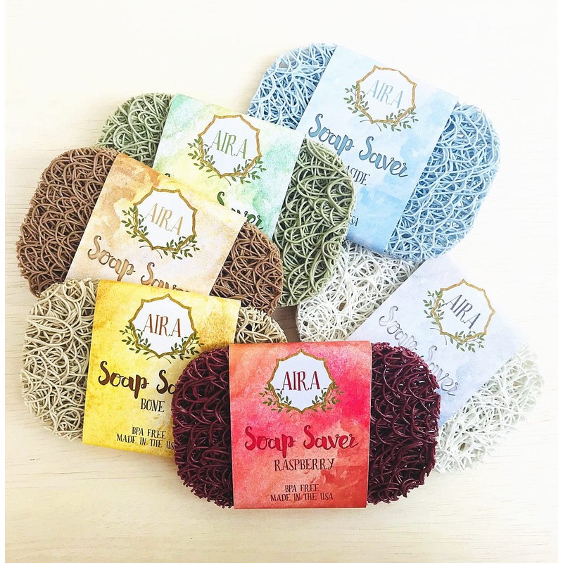 AIRA Ayla Natural Soap Dish (Soap Rest) (White)