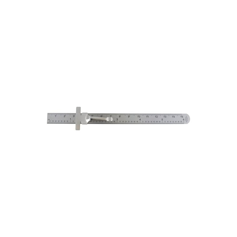 Surtek 122210 Regla de bolsillo de acero inoxidable 6"