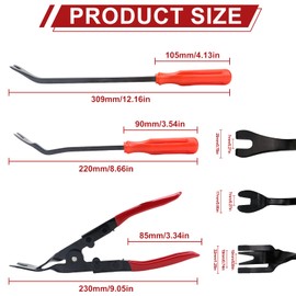 LPZMPZ Pry Tool Car Disassembly Door Trim Tool Car Trim Wedges Loose Pliers Pry Tool with Mortising Lever Release Lever Plastic Wedges Release Tool Set for Car Door Trim Clips Set